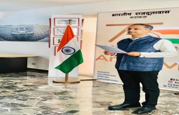 On the first working day of 2023, Amb. Abhishek Singh administered the 'Swachhta Pledge' to the Embassy officials.